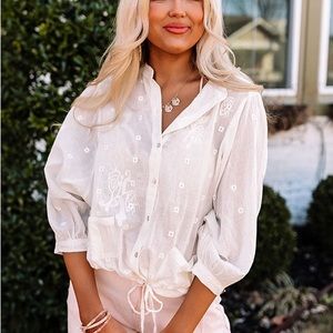 Nella Embroidered Top